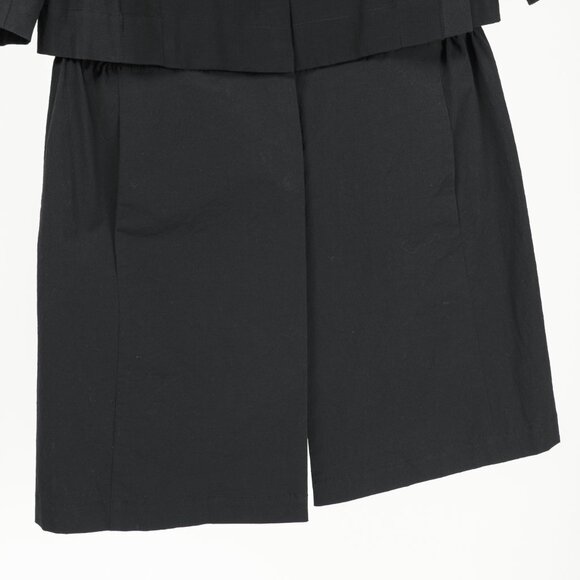 Annette Gortz SS/20 Evox Nero Cotton Snap-Off Jacket *MISSING SLEEVE ATTACHMENTS - Picture 7 of 13